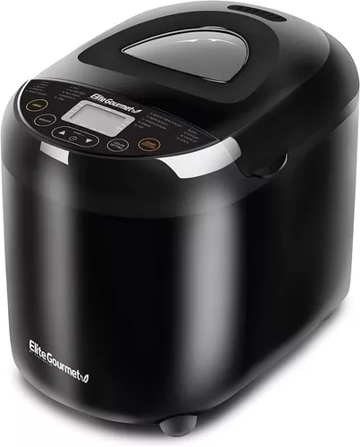   Basics Máquina para hacer pan antiadherente de 2 libras,  color negro : Hogar y Cocina