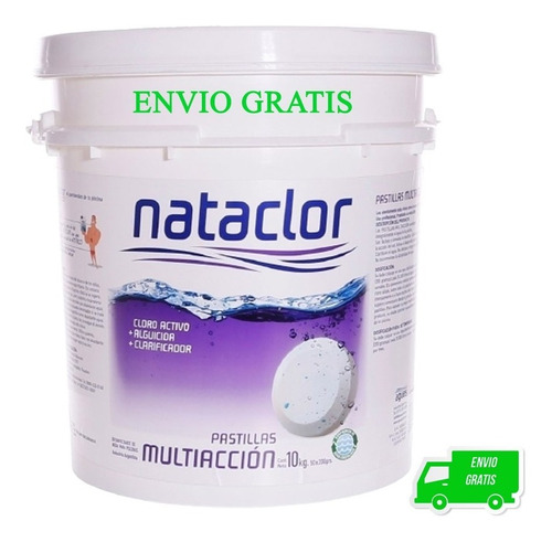 Pastillas De Cloro Multiaccion Nataclor X 10kg Hidropilar