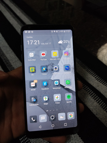 LG G6 H870i 64gb Com Tela Trincada Leia O Anúncio!