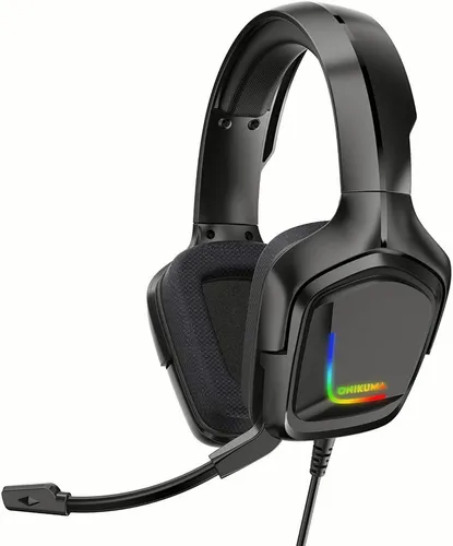 Headset SY820MV con luces led. Auriculares gaming con micro