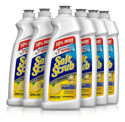 Soft Scrub Limpiador Multiusos, Limpiador De Superficies, Li