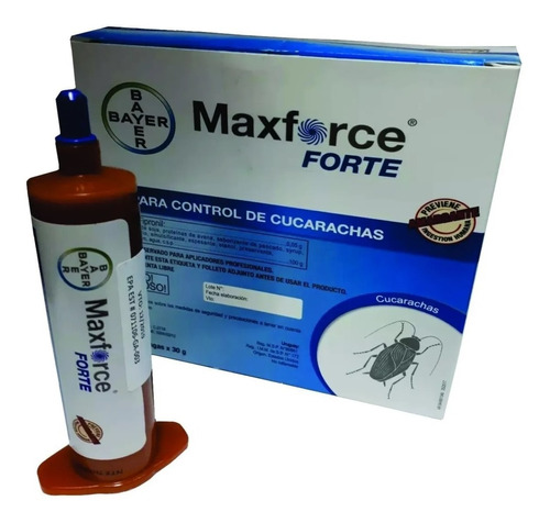 Gel Matacucarachas Maxforce Forte Bayer X 30g Jeringa