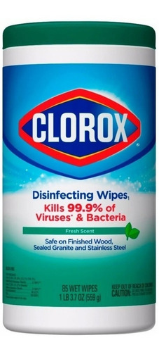 Pañitos Clorox Desinfectante Elimina 99.9% Virus Bacterias