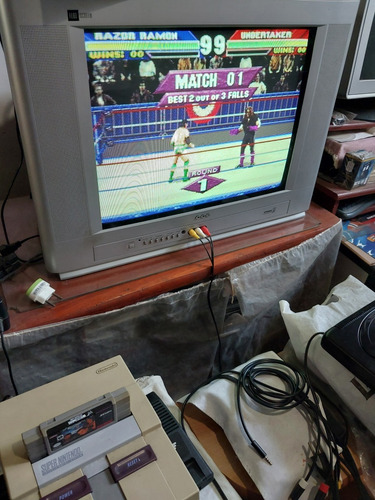 Power Rangers The Movie & Wf Wrestlemania Super Nintendo (Usado)