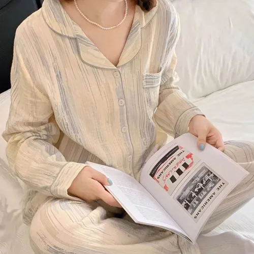 Pijama Mujer Camisa Pantalon Importado 2505