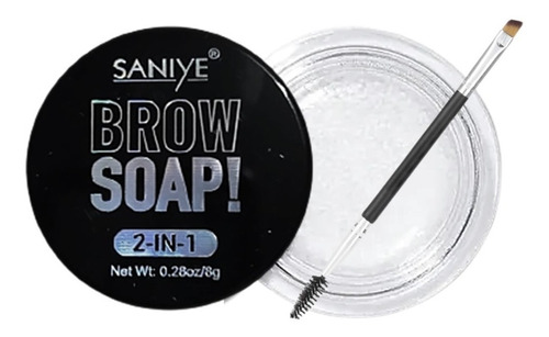 Cera Para Modelar Y Laminar Cejas Brow Soap Saniye Color Transparente