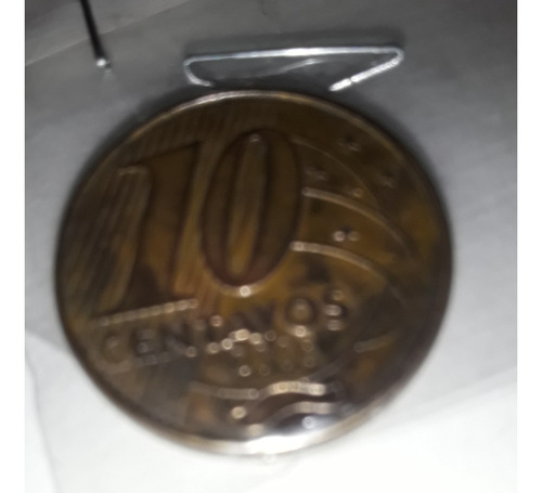 Moneda 10 Cent. 2008 Brasil Km 649