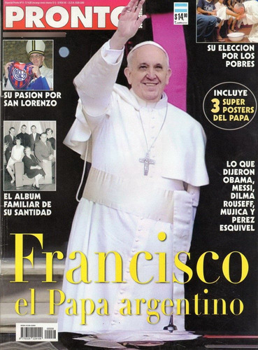 Revista Pronto Especial Nro. 8 * Francisco El Papa Argentino