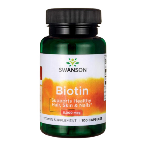 Biotina 5000 Mcg 100 Capsulas Swanson