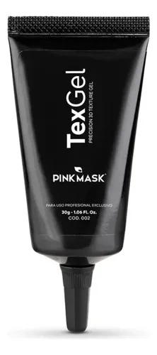 Pink Mask Tex Gel 3d Pomo Texture Gel Nail Art 30g Transpare
