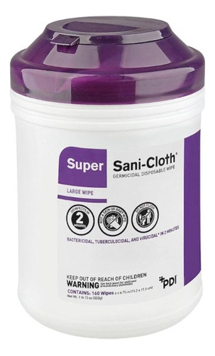 Toallas Desinfectantes Sani-cloth Super