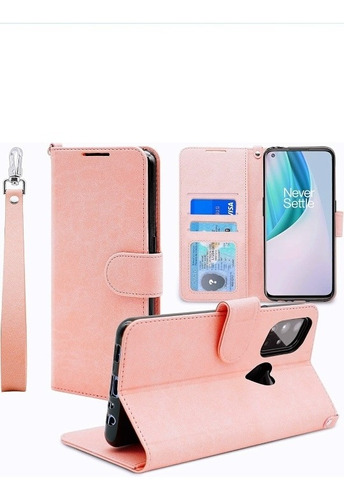 Funda De Piel Para One Plus Nord N10