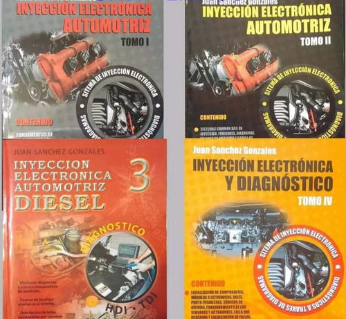 Manuales Inyección Electrónica Automotriz 4 Tomos