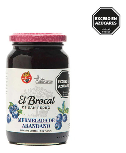 Mermelada De Arandano Brocal X420g- Sin Tacc