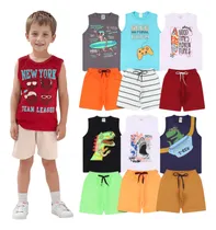 Comprar Kit Infantil 5 Conjuntos Regata Menino Masculino Verão