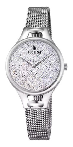 Reloj Festina Mademoiselle Para Mujer Acero F20331/1 Ss Color De La Malla Plateado Color Del Bisel Plateado Color Del Fondo Plateado