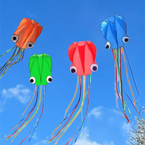 Cometa Pulpo Grande Juego Aire Libre Cometa Fácil De Volar