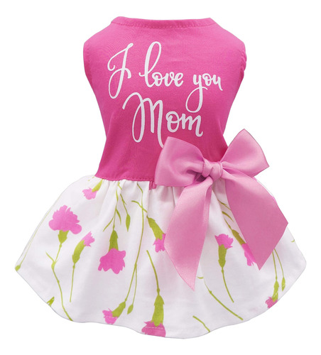 Fitwarm I Love You Mom Ropa Para Perros Festival De Vacacion