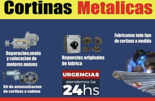 Reparación De Cortinas Metálicas Urgencias 24hs