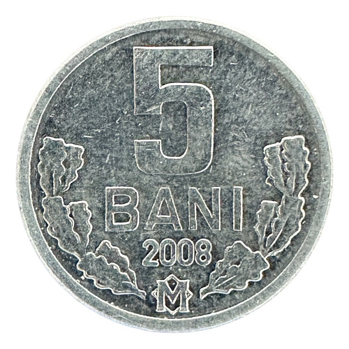 Moldavia - 5 Bani - Año 2008 - Km #2 - Escudo