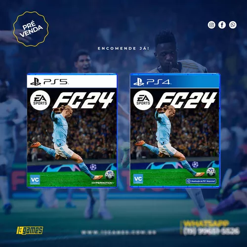 Jogo Fifa 24 Ea Sports Fc Ps5 Mídia Física Lacrado Br