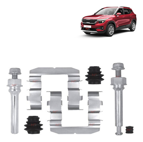 Kit Accesorios Caliper Delantero Para Kia Seltos 2019-2024