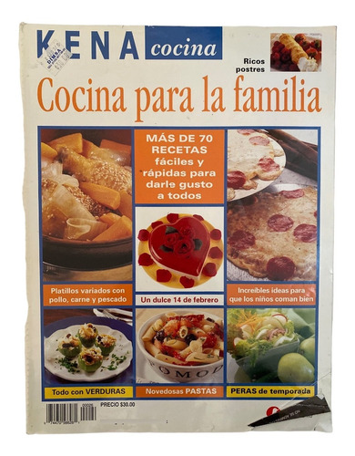 Revista Kena Cocina Para La Familia #25 Ricos Postres 2004 (Usado)
