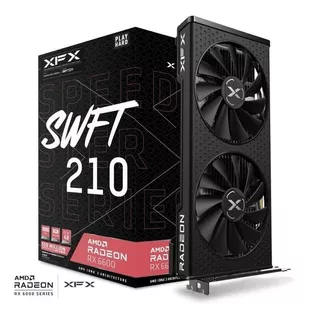 Placa De Vídeo Xfx Swf T210 Radeon Rx 6600 8gb Gddr6 Rdna 2