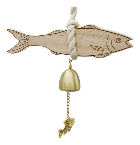 Adorno Decorativo De Pez De Madera, Escultura Decorativa, L