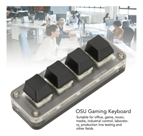 4 Keys Mini Teclado Con Una Mano Teclado De Juegos Teclado