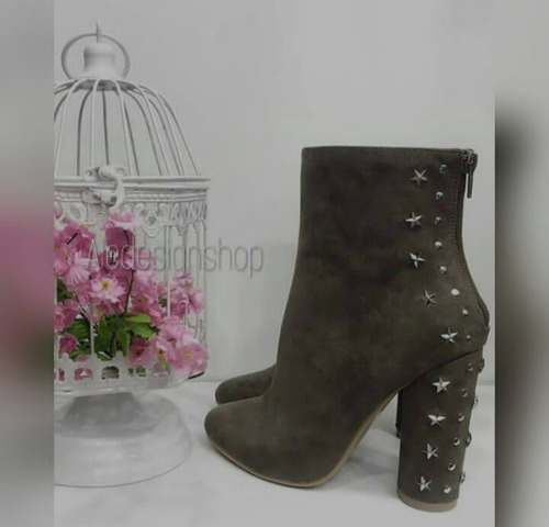 Botas Tacones De Dama Moda Trendy