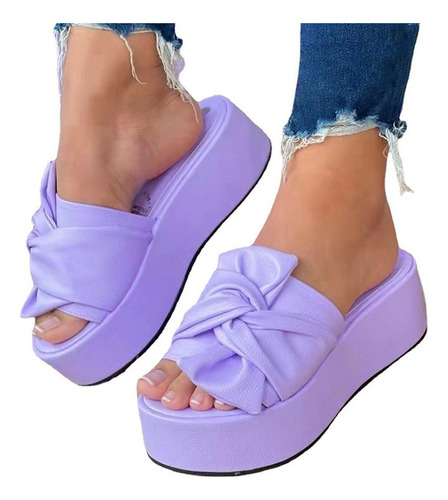 Sandalias De Tacón Para Mujer, Zapatos Plataforma A La Moda