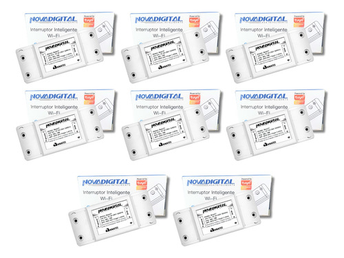 10x Rele Interruptor Wifi Smart Automação Residencial Ms101