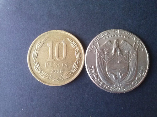 Moneda Panamá 1/4 De Balboa Níquel 1975 Escaso (c41)