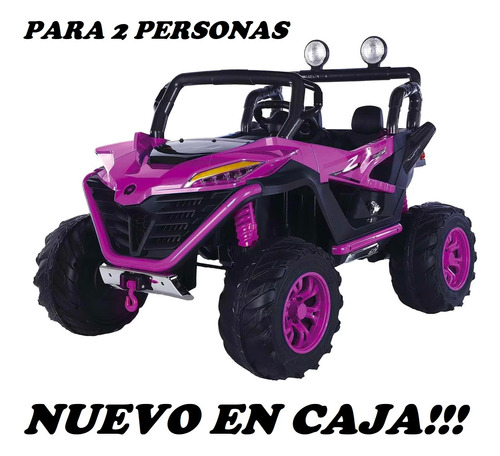 Carro De Control Remoto Buggy Z6 Sport 12 V 2 Niños En Caja