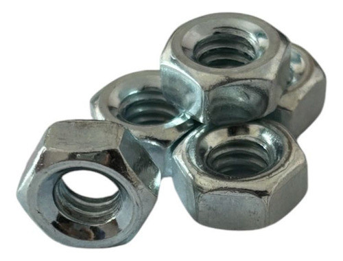 Tuerca Hexagonal Galvanizada Grado 2 De 1/8 (1,500 Piezas)