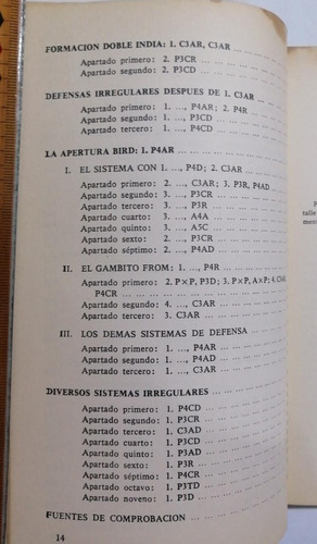 Aperturas Cerradas (defensas Indias Y Análogas) Ludek Pachma (Usado)