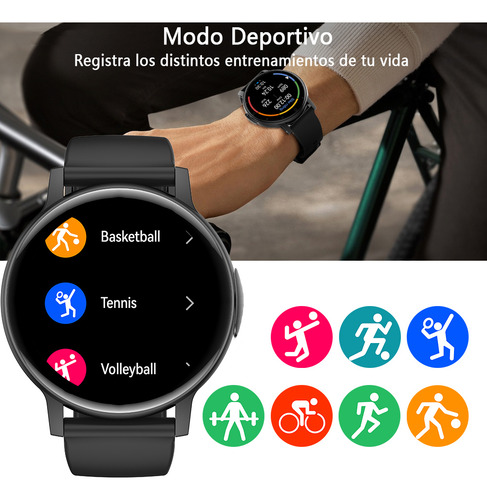 Reloj Inteligente Bluetooth Llamada 1.39 Ai Con Asistente De