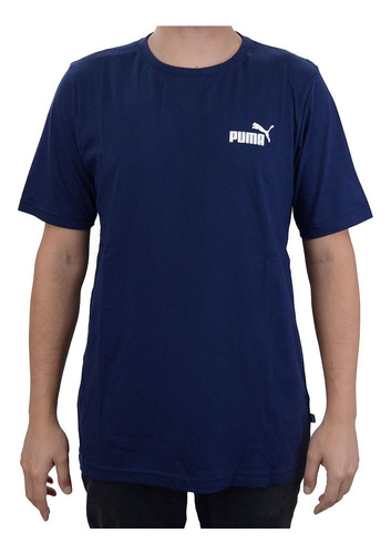 Camiseta Masculina Puma Small Logo Peacoat - 68077005