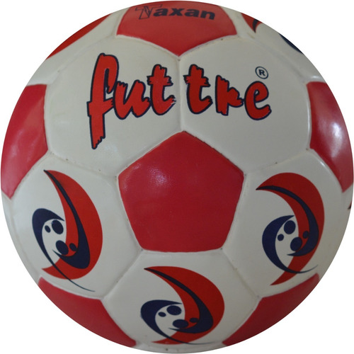 Balón Futtre No. 5 Rojo Con Blanco Hexagonal