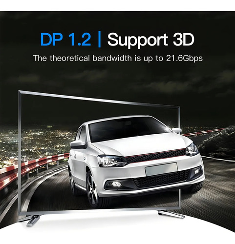 Cable Displayport A Displayport Vention Dp Hd 4k A 60hz 1.5m