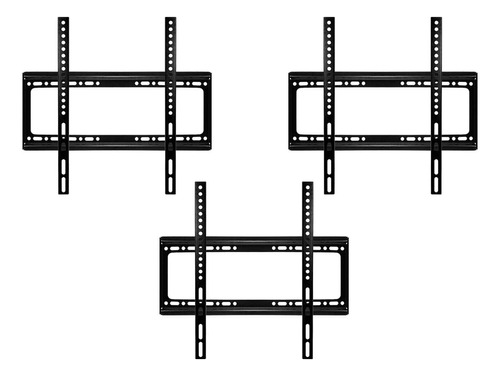 Kit 3 Soporte Para Tv 26 A 63 Pulgadas Tl2663n18c Color Negro