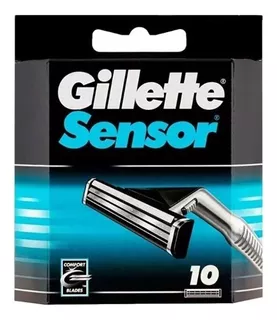 Cartuchos De Recarga De Lâmina De Sensor Gillette 10 Unidade
