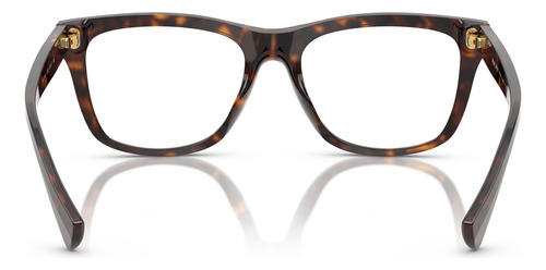 Montura de gafas Ralph Ralph Lauren Ra7170u 5003 de 55 colores, color habanero oscuro y brillante