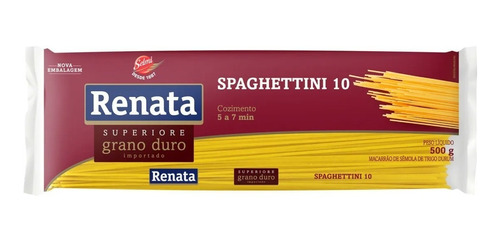 Macarrão Superiore Grano Duro Spaghettini 10 Renata 500g