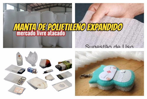 Manta Acrilica 2mm P/piso Laminado Ou Embalagens Kit C/30mt²