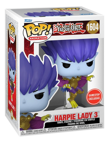 Funko Pop Harpie Lady 3 #1604 Exclusivo Gamestop Yu-gi-oh!