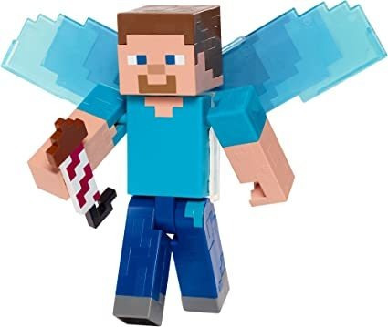 Minecraft Steve Con Elytra Figura
