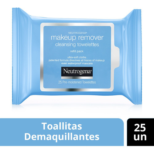 Toallitas Desmaquillantes Neutrogena® Piel Sensible X 25 Un.