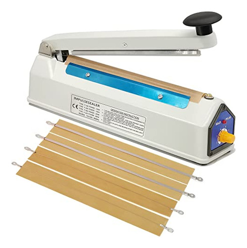 Sellador Térmico De Sellado Impulse Sealer De 8 Pulgadas Y 5